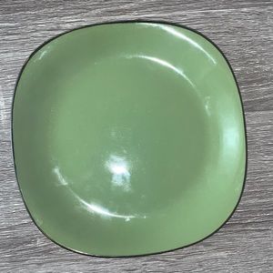 Green Square Salad/Dessert Plate